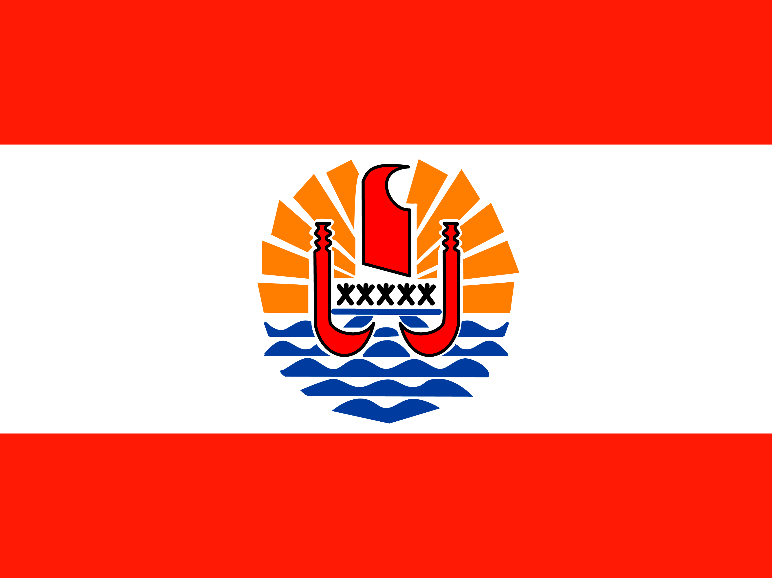 Flag of Polynesie Francaise