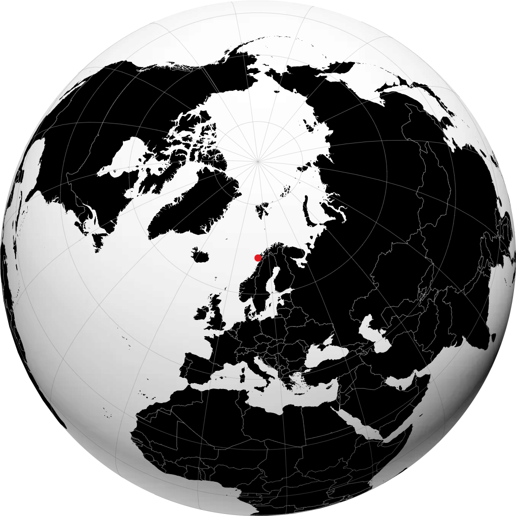 Ballstad on the globe
