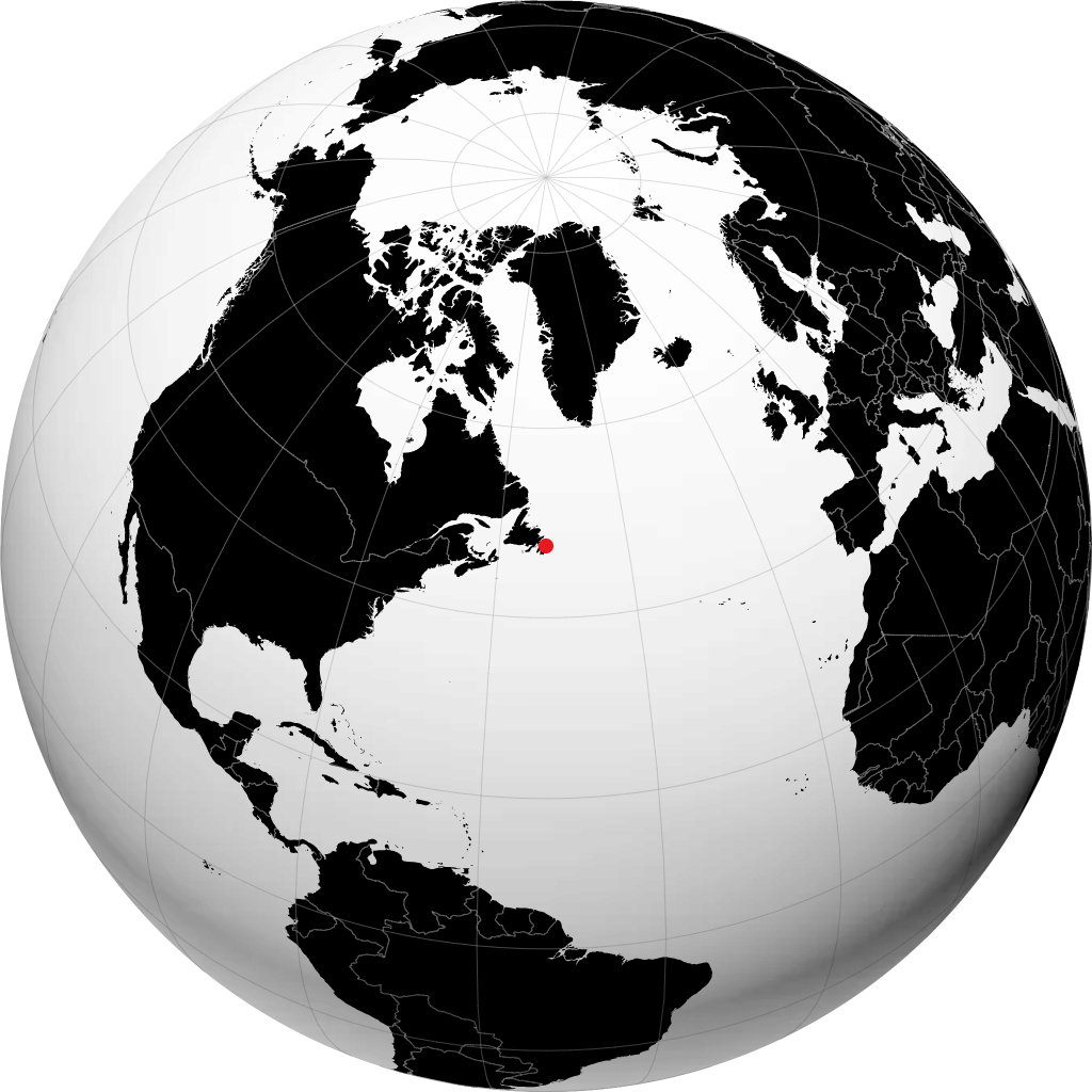 St. John's on the globe