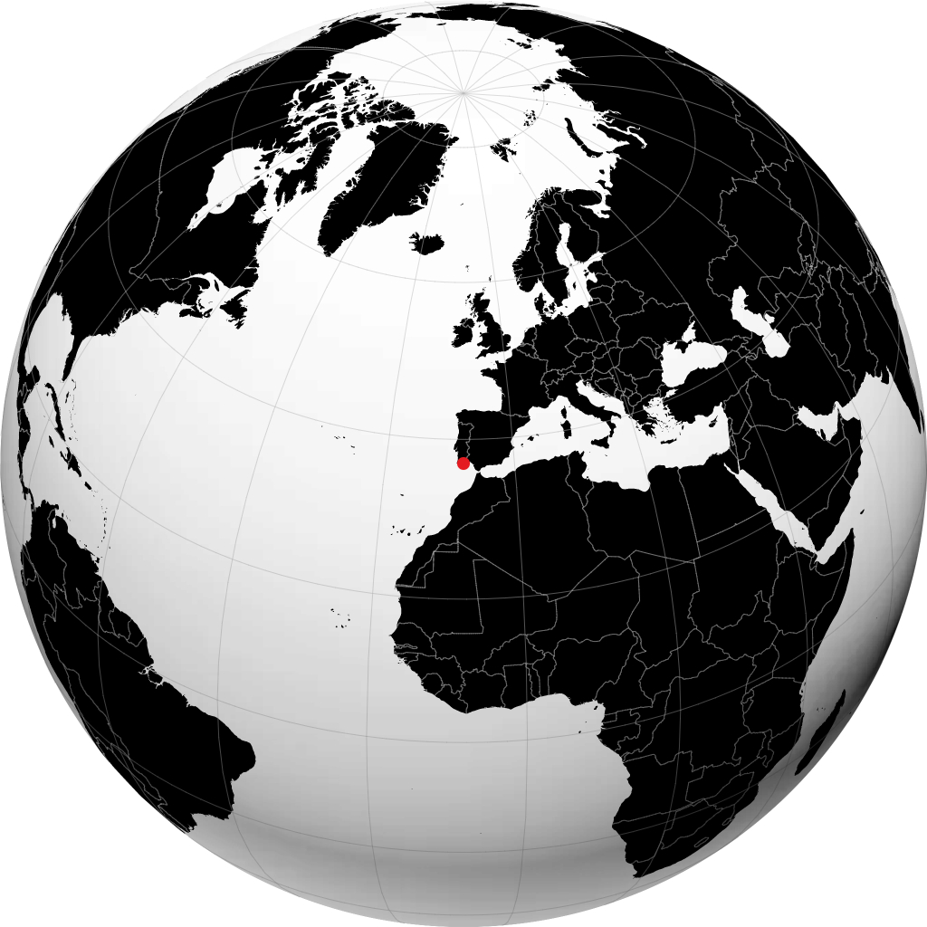 Faro on the globe