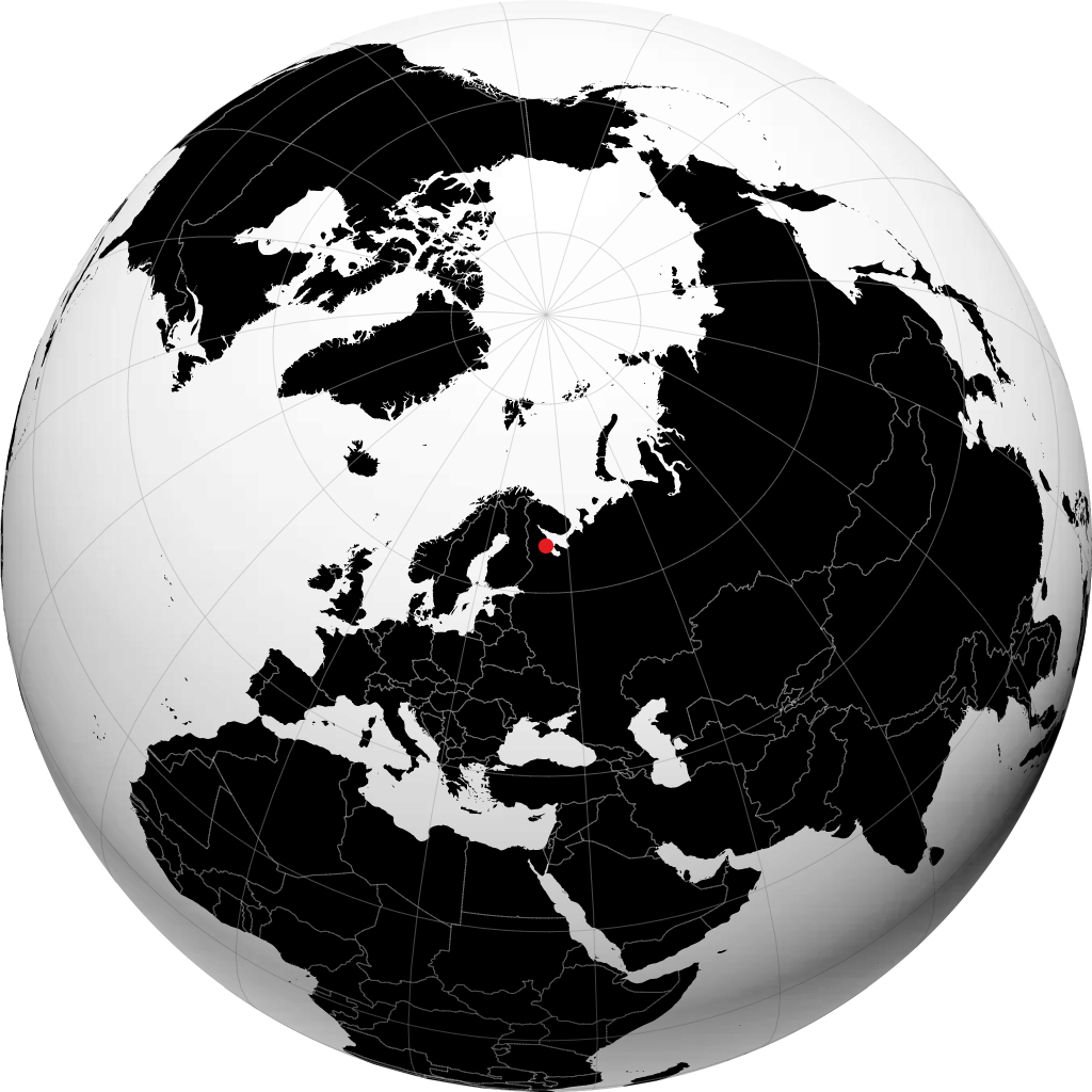 Kem' on the globe