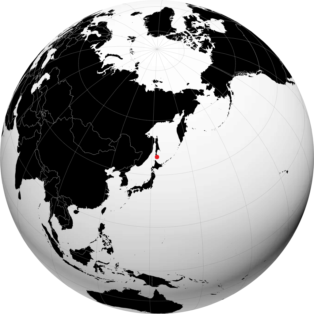 Korsakov on the globe