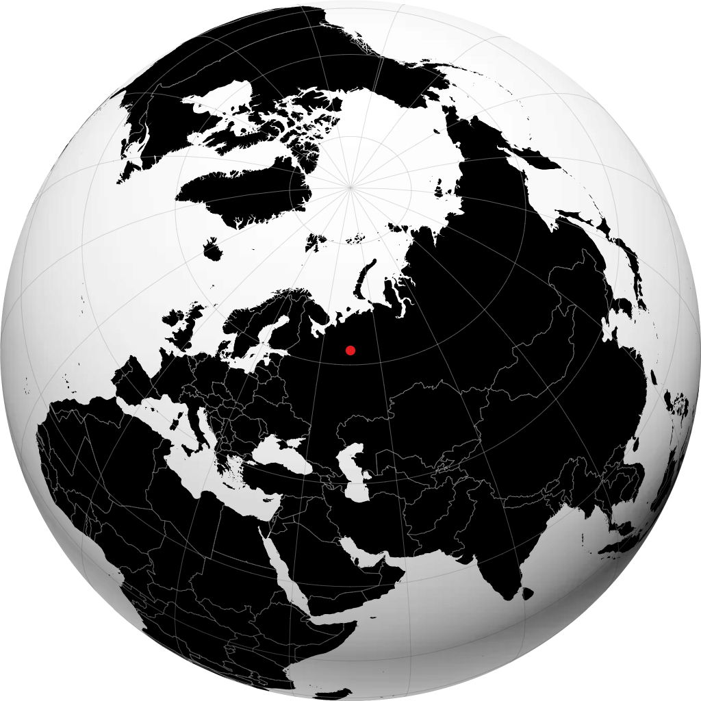 Mikun' on the globe