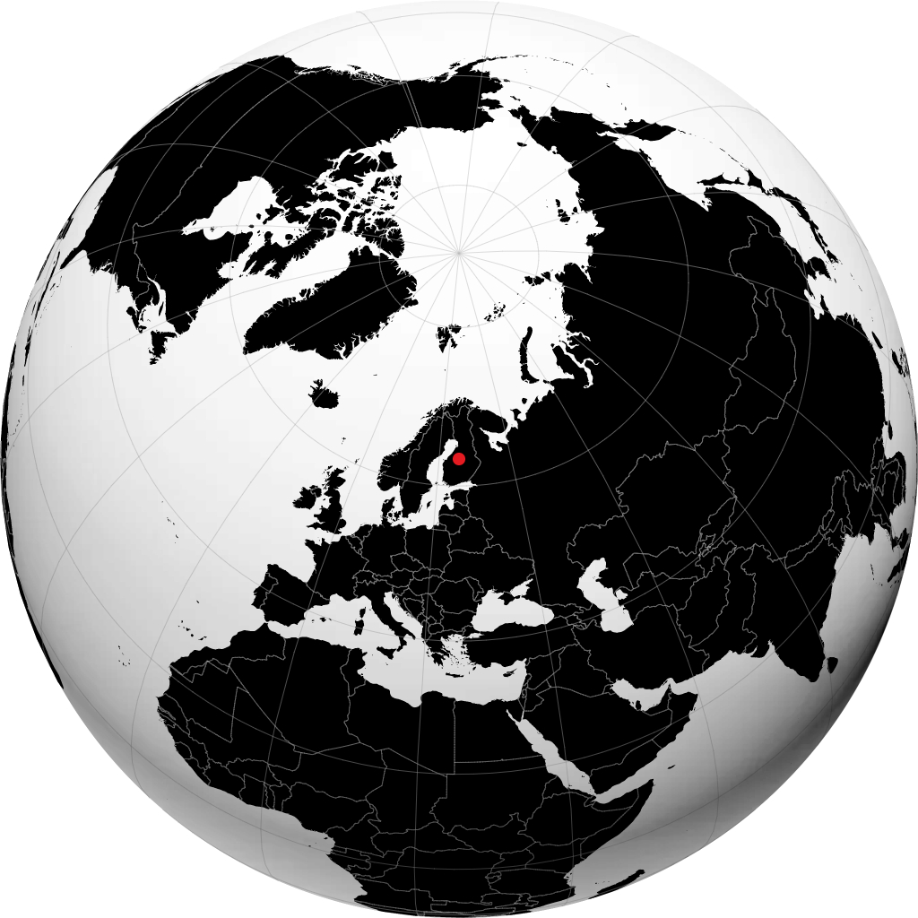 Pihtipudas on the globe