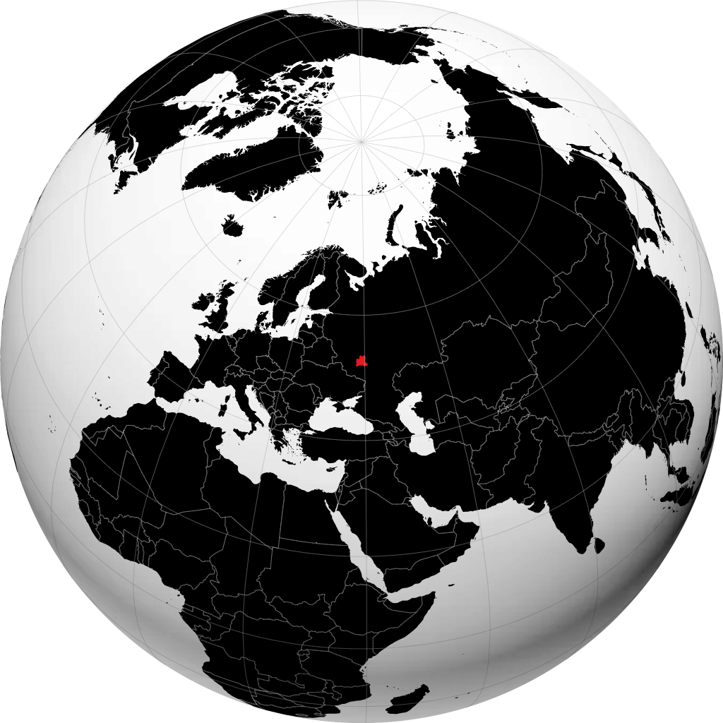 Lipetskaya Oblast' on the globe