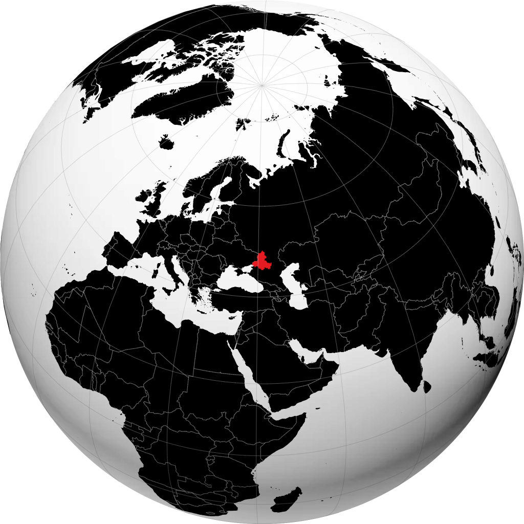 Rostovskaya Oblast' on the globe