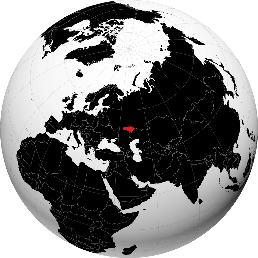 Saratovskaya Oblast' on the globe