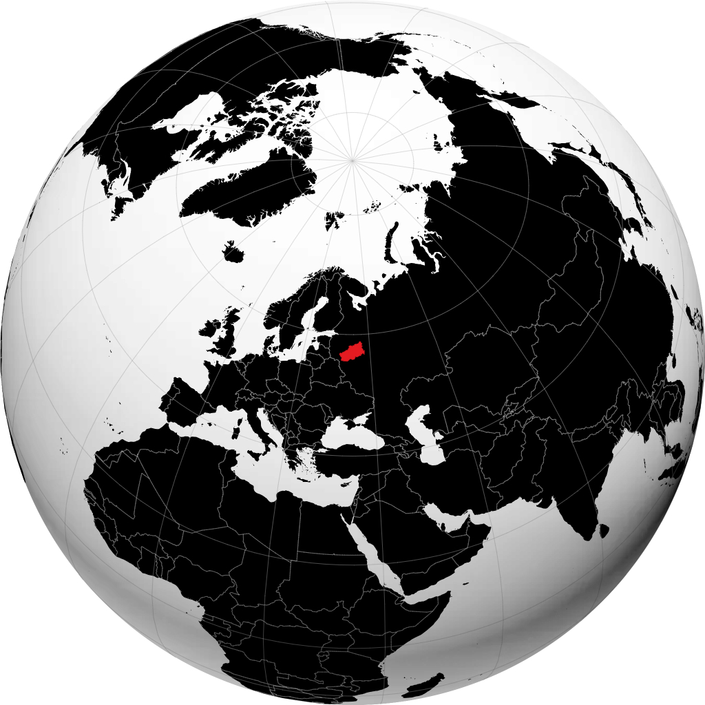 Tverskaya Oblast' on the globe