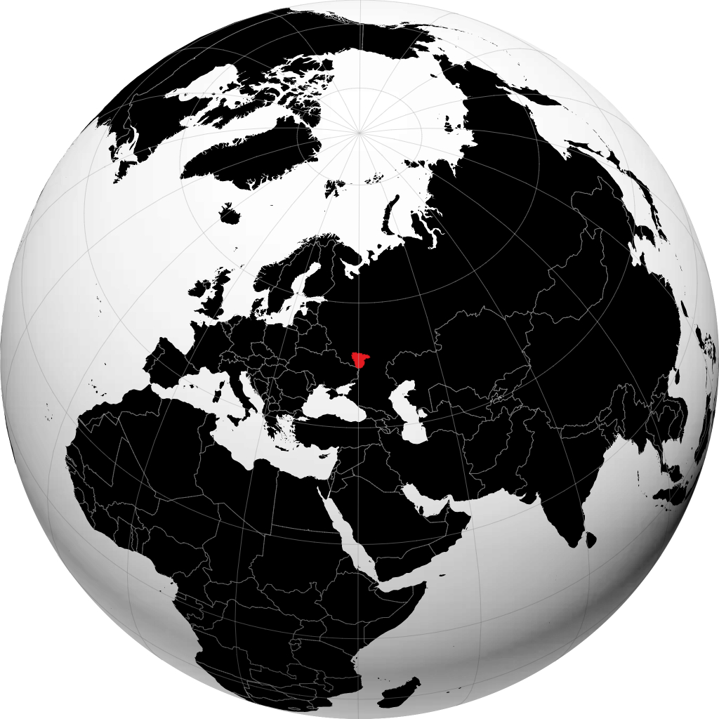 Voronezhskaya Oblast' on the globe