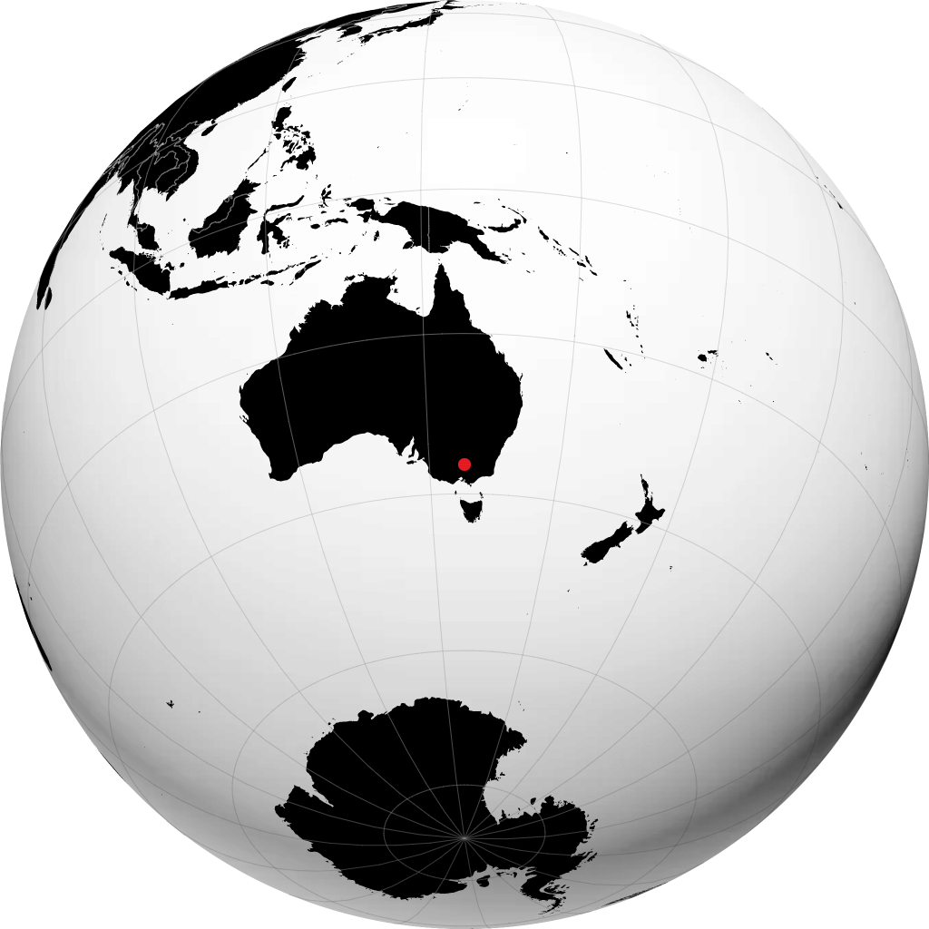 Shepparton on the globe