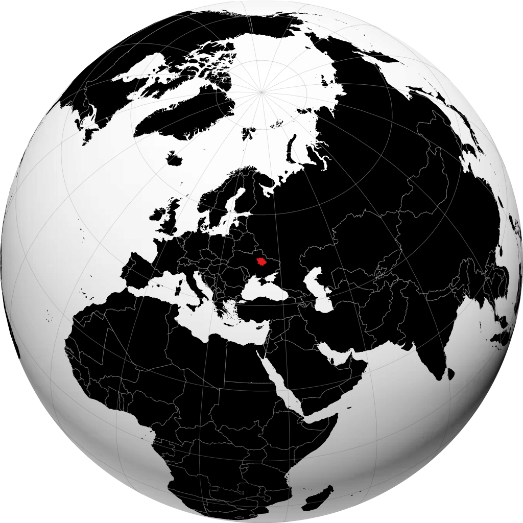 Poltavska Oblast' on the globe