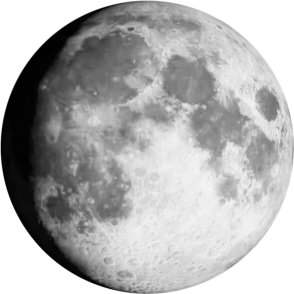 Moon Phase Today «Waxing Gibbous»
