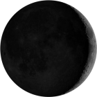Waxing Crescent, illumination 14.8%