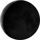 Waning Crescent, illumination 11.8%